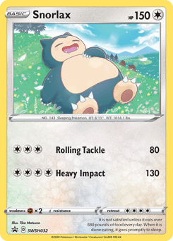 Snorlax SWSH032 — SWSH Black Star Promos