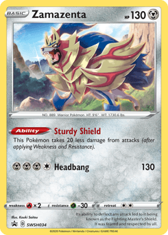 Zamazenta SWSH034 — SWSH Black Star Promos