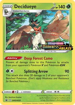 Decidueye SWSH035 — SWSH Black Star Promos