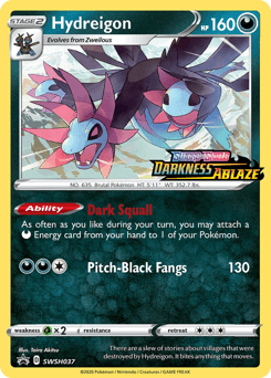 Hydreigon SWSH037 — SWSH Black Star Promos