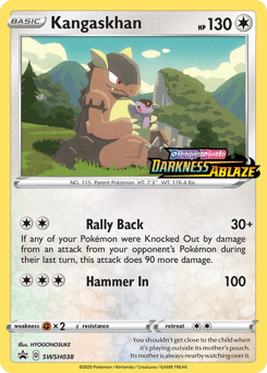 Kangaskhan SWSH038 — SWSH Black Star Promos