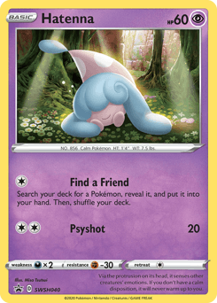 Hatenna SWSH040 — SWSH Black Star Promos