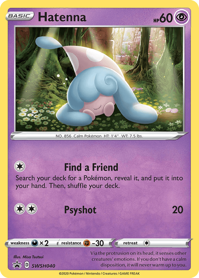 Carta Hatenna SWSH040/307 do set SWSH Black Star Promos — Pokémon TCG | Bynx