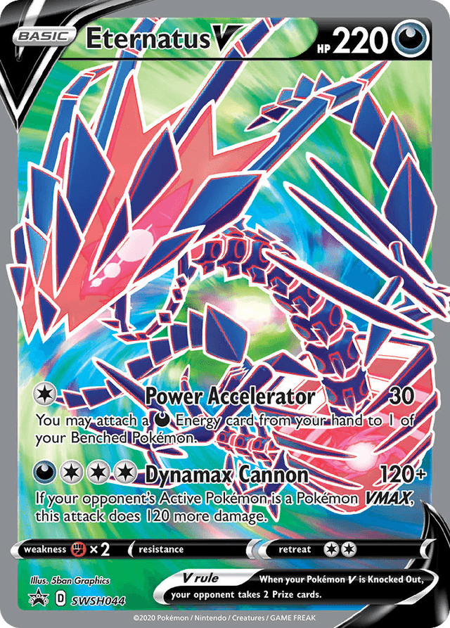 Carta Eternatus V SWSH044/307 do set SWSH Black Star Promos — Pokémon TCG | Bynx