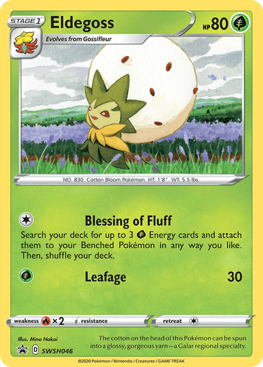 Carta Eldegoss SWSH046/307 do set SWSH Black Star Promos — Pokémon TCG | Bynx