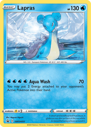 Carta Lapras SWSH051/307 do set SWSH Black Star Promos — Pokémon TCG | Bynx