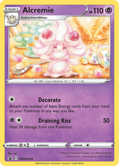 Alcremie SWSH058 — SWSH Black Star Promos