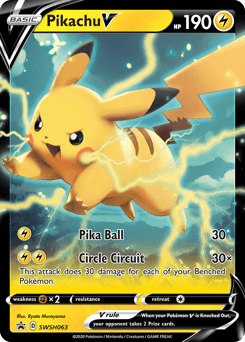 Pikachu V SWSH063 — SWSH Black Star Promos