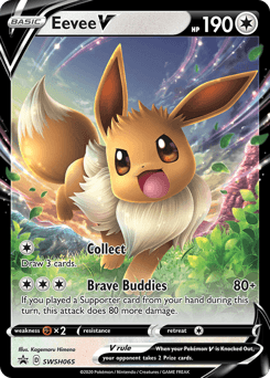 Eevee V SWSH065 — SWSH Black Star Promos