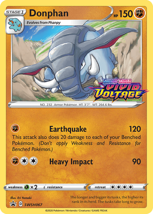 Carta Donphan SWSH067/307 do set SWSH Black Star Promos — Pokémon TCG | Bynx