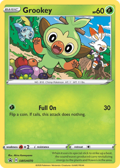 Grookey SWSH070 — SWSH Black Star Promos