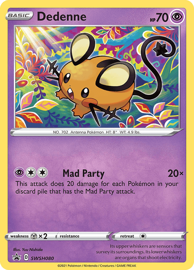 Carta Dedenne SWSH080/307 do set SWSH Black Star Promos — Pokémon TCG | Bynx