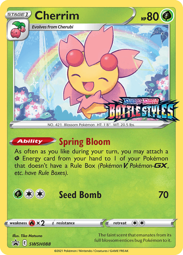 Carta Cherrim SWSH088/307 do set SWSH Black Star Promos — Pokémon TCG | Bynx
