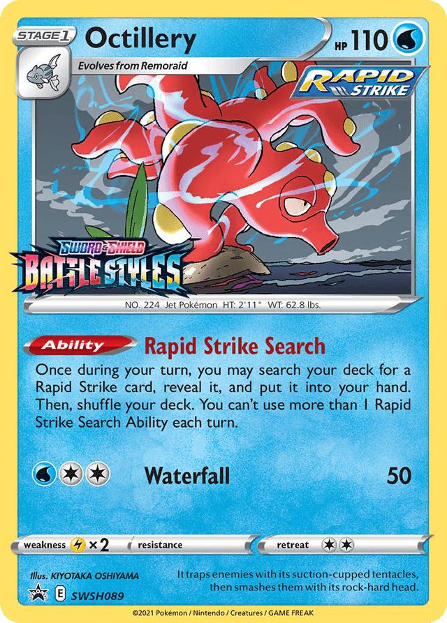 Carta Octillery SWSH089/307 do set SWSH Black Star Promos — Pokémon TCG | Bynx