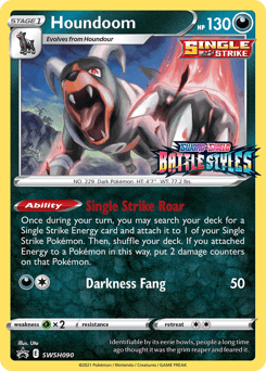 Houndoom SWSH090 — SWSH Black Star Promos