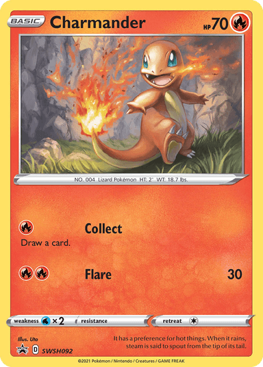 Carta Charmander SWSH092/307 do set SWSH Black Star Promos — Pokémon TCG | Bynx