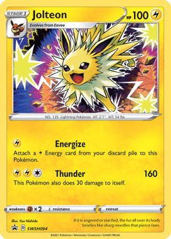 Jolteon SWSH094 — SWSH Black Star Promos
