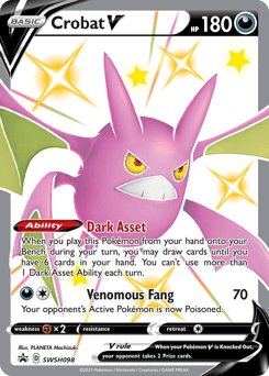 Crobat V SWSH098 — SWSH Black Star Promos