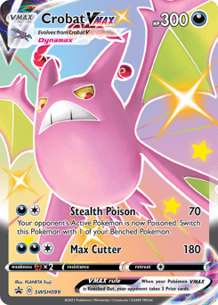 Crobat VMAX SWSH099 — SWSH Black Star Promos