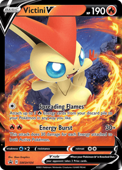 Victini V SWSH104 — SWSH Black Star Promos