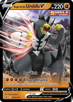 Single Strike Urshifu V SWSH106 — SWSH Black Star Promos