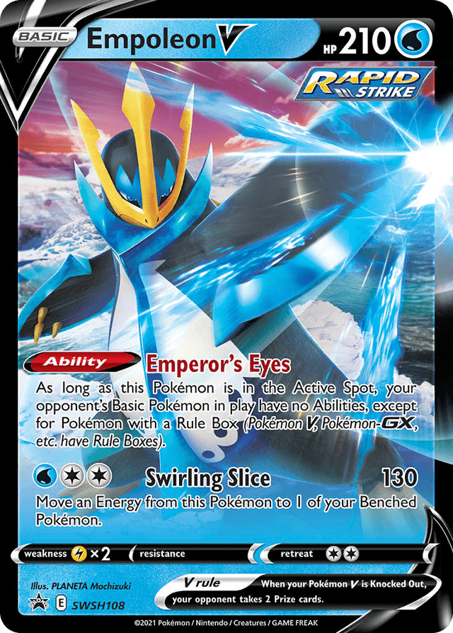 Carta Empoleon V SWSH108/307 do set SWSH Black Star Promos — Pokémon TCG | Bynx
