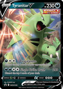 Tyranitar V SWSH109 — SWSH Black Star Promos