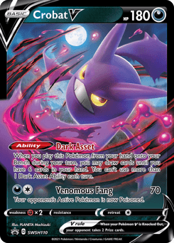 Crobat V SWSH110 — SWSH Black Star Promos