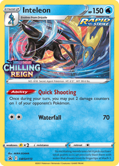 Inteleon SWSH113 — SWSH Black Star Promos