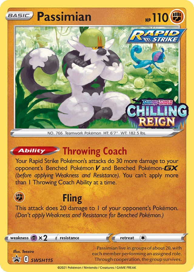 Carta Passimian SWSH115/307 do set SWSH Black Star Promos — Pokémon TCG | Bynx