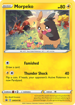 Morpeko SWSH116 — SWSH Black Star Promos