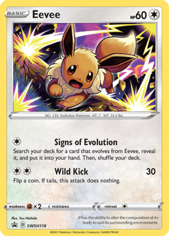 Eevee SWSH118 — SWSH Black Star Promos