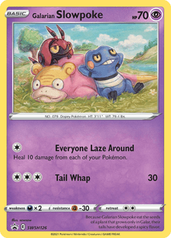 Galarian Slowpoke SWSH126 — SWSH Black Star Promos