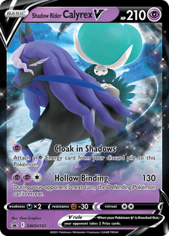Shadow Rider Calyrex V SWSH131 — SWSH Black Star Promos