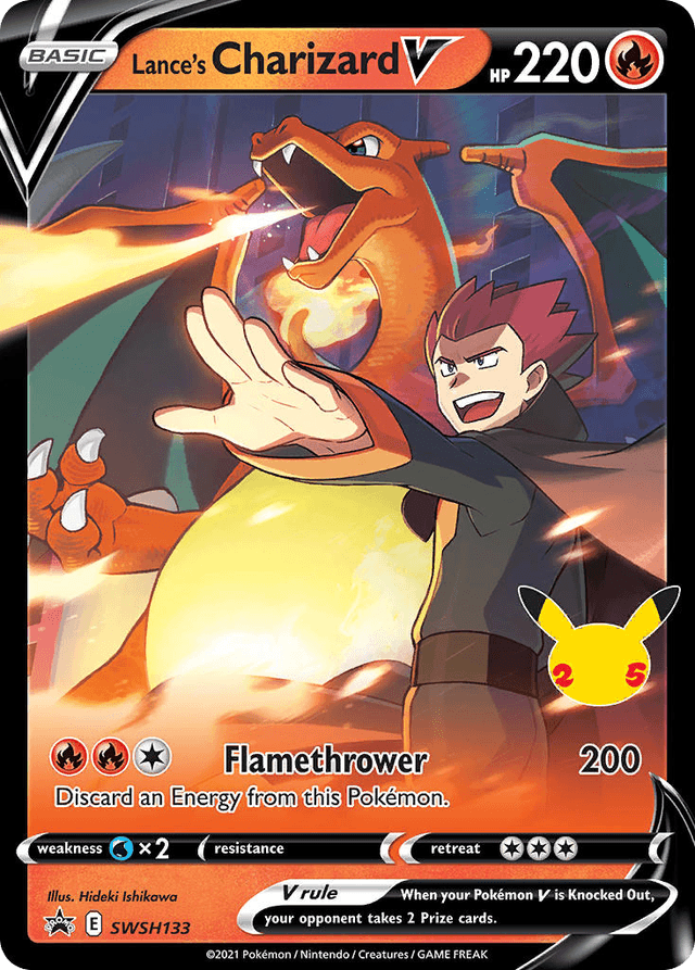 Carta Lance's Charizard V SWSH133/307 do set SWSH Black Star Promos — Pokémon TCG | Bynx