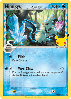 Mimikyu δ SWSH136 — SWSH Black Star Promos