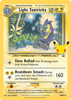 Light Toxtricity SWSH137 — SWSH Black Star Promos