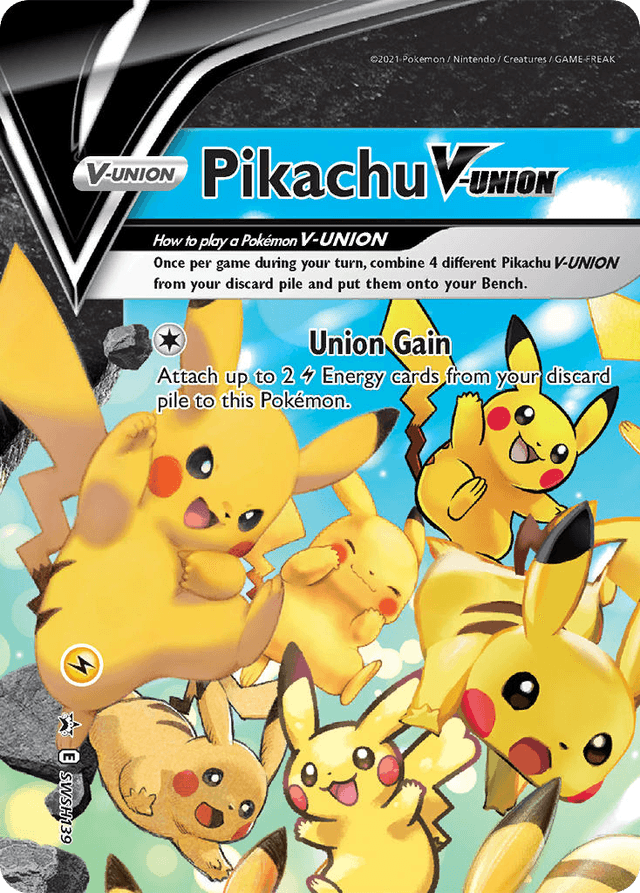 Carta Pikachu V-UNION SWSH139/307 do set SWSH Black Star Promos — Pokémon TCG | Bynx