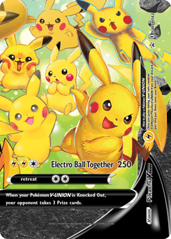 Pikachu V-UNION SWSH142 — SWSH Black Star Promos