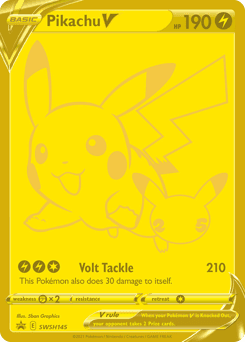 Pikachu V SWSH145 — SWSH Black Star Promos