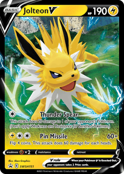 Jolteon V SWSH151 — SWSH Black Star Promos