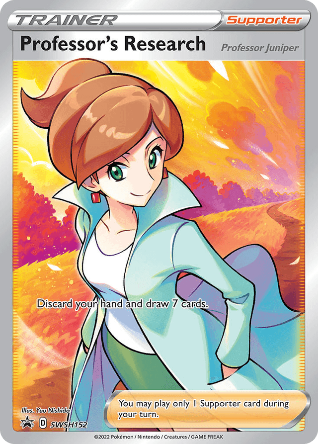 Carta Professor's Research SWSH152/307 do set SWSH Black Star Promos — Pokémon TCG | Bynx