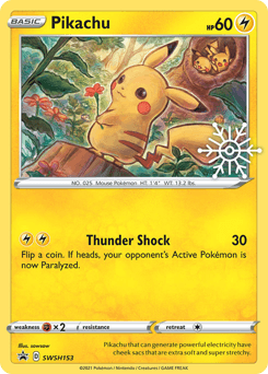 Pikachu SWSH153 — SWSH Black Star Promos