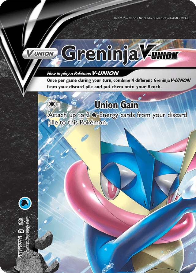 Carta Greninja V-UNION SWSH155/307 do set SWSH Black Star Promos — Pokémon TCG | Bynx