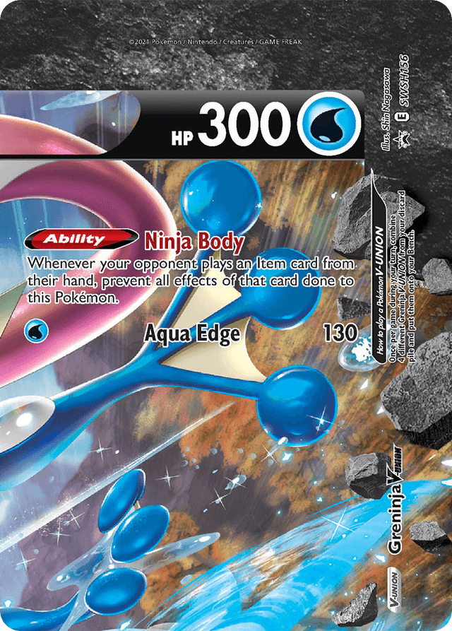 Carta Greninja V-UNION SWSH156/307 do set SWSH Black Star Promos — Pokémon TCG | Bynx