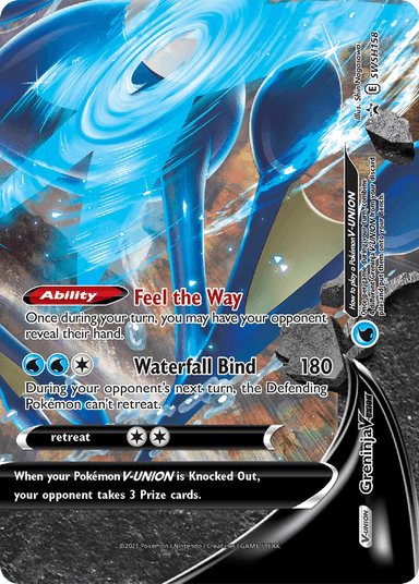 Carta Greninja V-UNION SWSH158/307 do set SWSH Black Star Promos — Pokémon TCG | Bynx