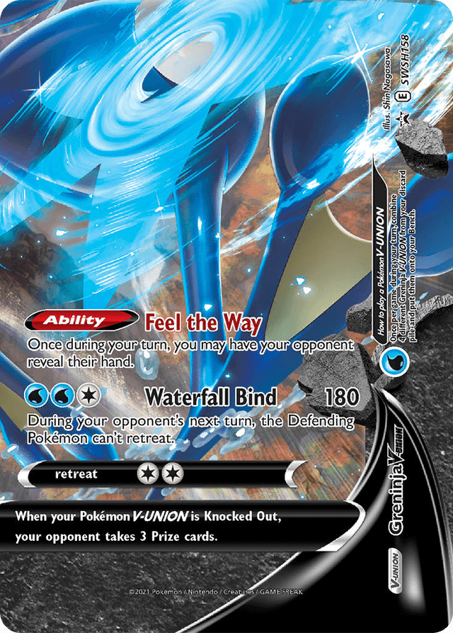 Carta Greninja V-UNION SWSH158/307 do set SWSH Black Star Promos — Pokémon TCG | Bynx