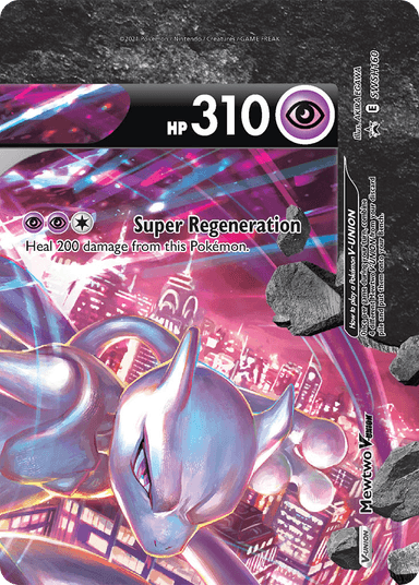 Carta Mewtwo V-UNION SWSH160/307 do set SWSH Black Star Promos — Pokémon TCG | Bynx