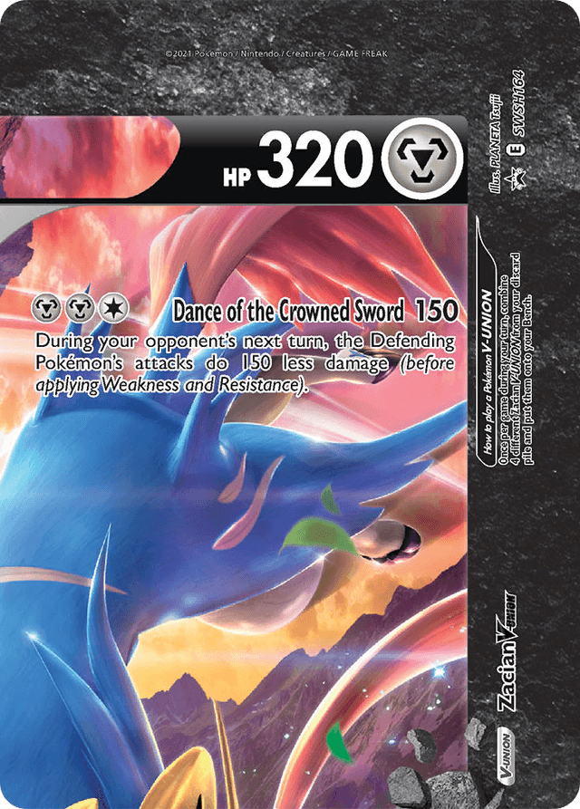 Carta Zacian V-UNION SWSH164/307 do set SWSH Black Star Promos — Pokémon TCG | Bynx