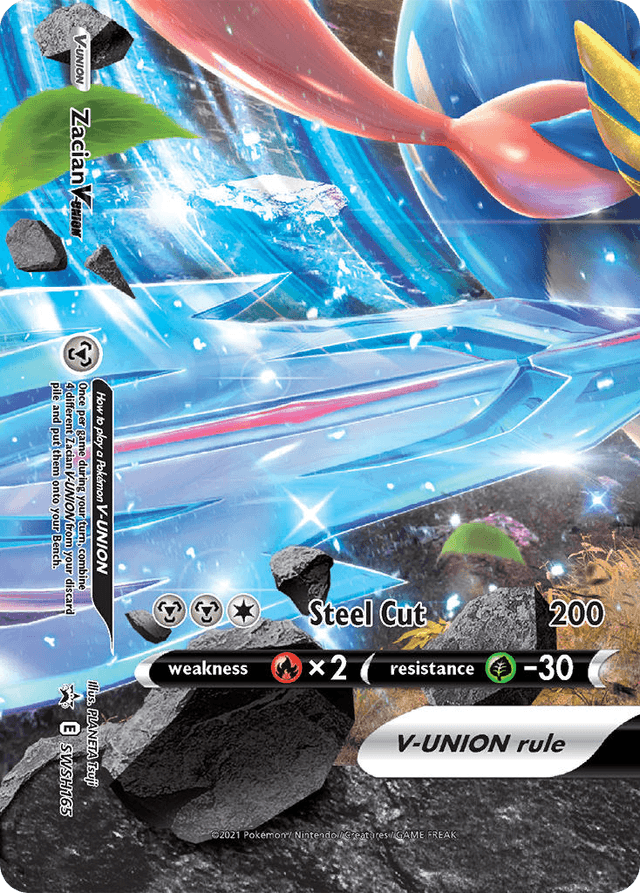 Carta Zacian V-UNION SWSH165/307 do set SWSH Black Star Promos — Pokémon TCG | Bynx